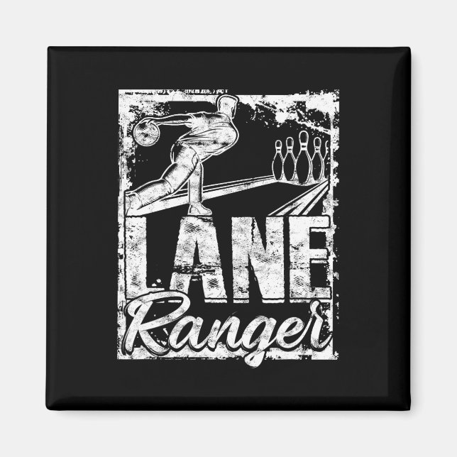 Bowling Lane Ranger  Magnet (Front)