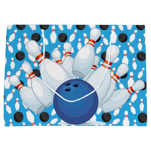 Bowling  large gift bag (Front)