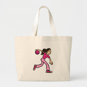 Bowling Large Tote Bag
