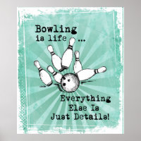 Bowling Lover Gift, Funny Bowling Player Gift