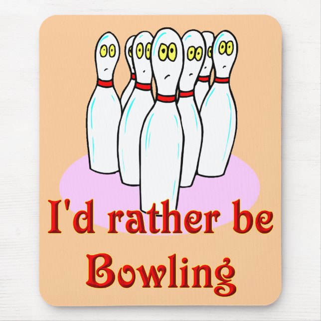 bowling mousepad (Front)