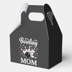Bowling Mum Heart Pins Funny League Mothers Day Favour Box
