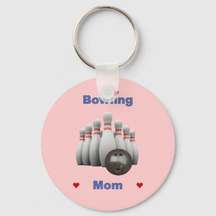 Bowling Mum Key Ring