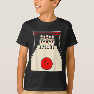 Bowling N Ed Ns Funny Bowler Player Kids Boys Men T-Shirt