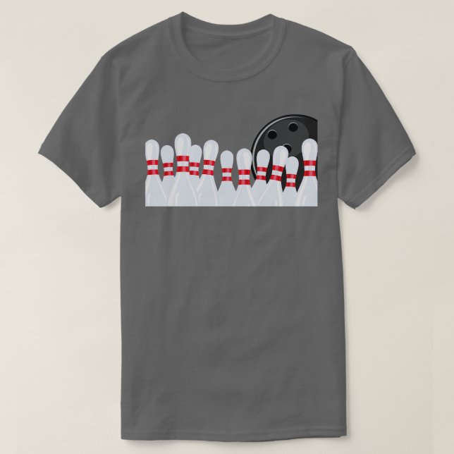 Bowling Night 1 T-Shirt (Design Front)