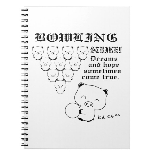 Bowling Notebook (Front)