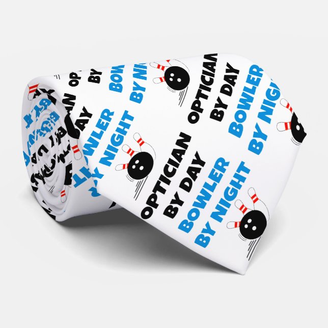 Bowling Optician Tie (Rolled)