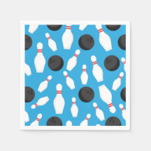Bowling Paper Napkins, Strike Party Supplies