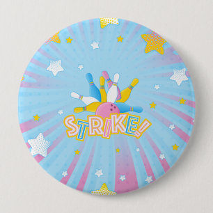 Bowling Party  10 Cm Round Badge