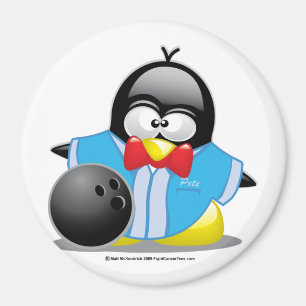 Bowling Penguin Magnet