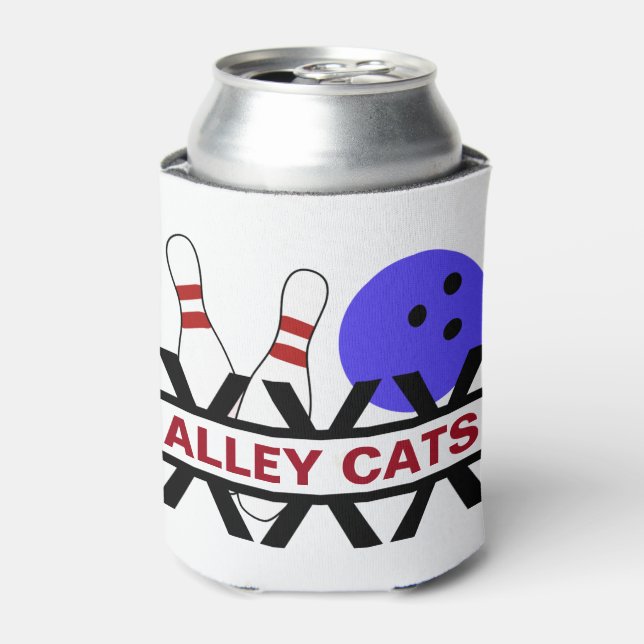 Bowling Personalised Can Cooler (Can Front)