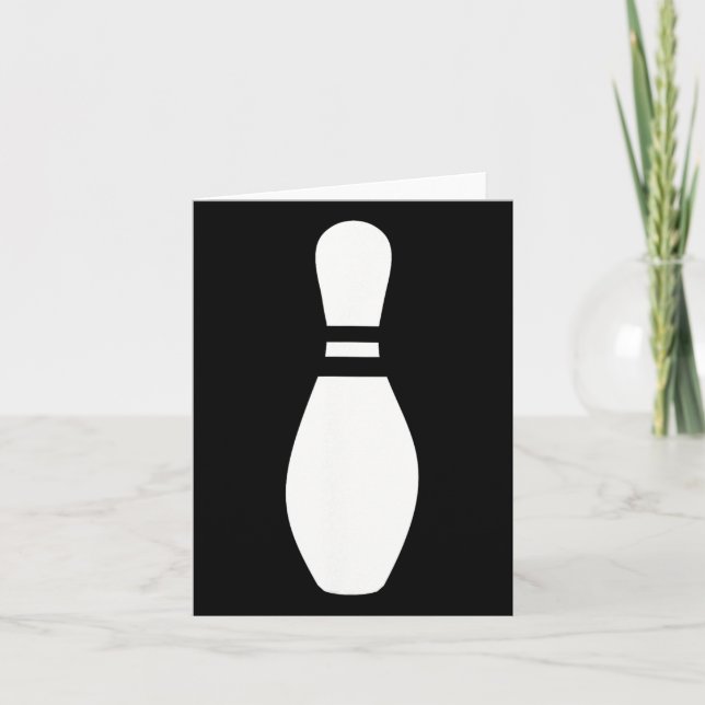 Bowling Pin  Card (Front)