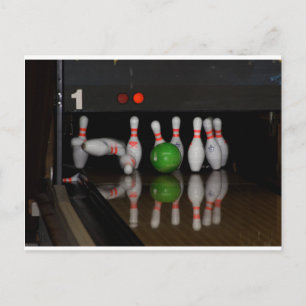 Bowling pin postcard
