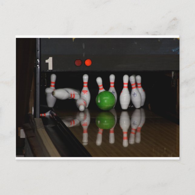 Bowling pin postcard (Front)
