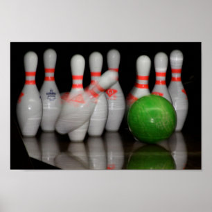 Bowling Pin Poster