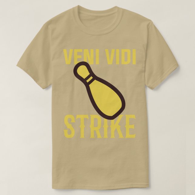 Bowling Pin Strike  T-Shirt (Design Front)