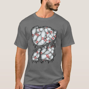 Bowling Pins Inside Sport Halloween Bowler Costume T-Shirt