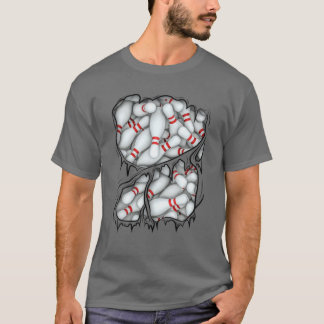 Bowling Pins Inside Sport Halloween Bowler Costume T-Shirt