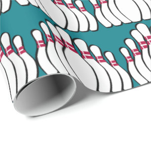 Bowling Pins Wrapping paper