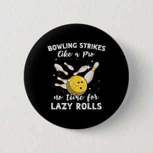 Bowling Player Bowler Slow Bowling 6 Cm Round Badge