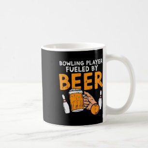 Bowling Player Fuelled Funny Sport Bowler Player T Coffee Mug