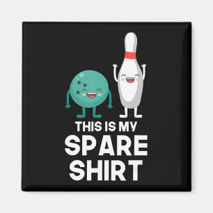 Bowling Player Gift Split Ball and Pin This is my Magnet