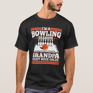 Bowling Player Grandpa Bowler Grandfather Gift T-Shirt