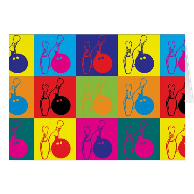 Bowling Pop Art (Front Horizontal)