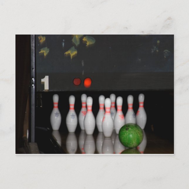 Bowling Postcard (Front)