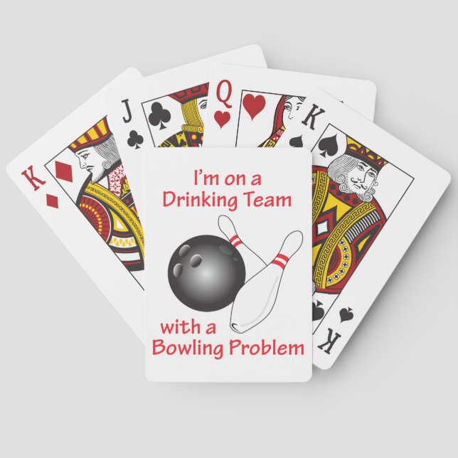 Bowling Problem Playing Cards (Back)