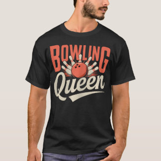 Bowling Queen Cute Women's T-Shirt