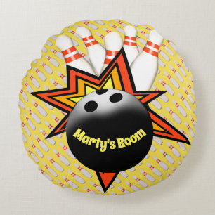 Bowling Round Pillow