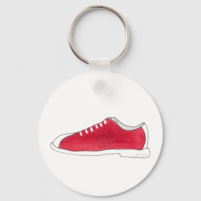 Bowling Shoe Keychain (Front)