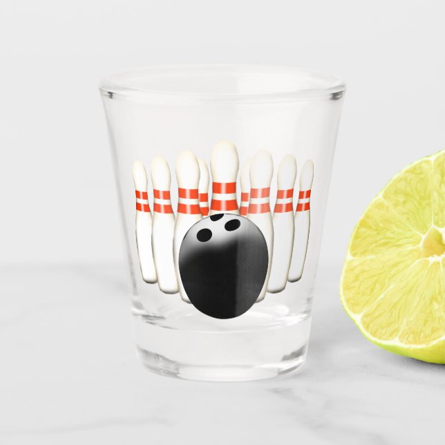 Bowling Shot Glass (Front)