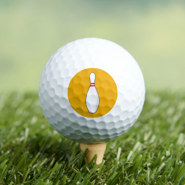 Bowling Skittle Golf Balls (Insitu Tee)