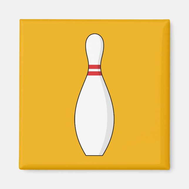 Bowling Skittle Magnet (Front)