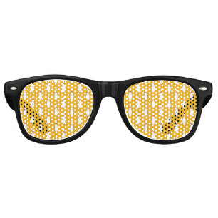 Bowling Skittle Pattern Retro Sunglasses