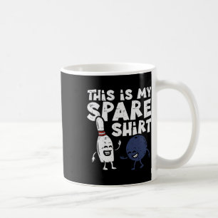 Bowling Spare Shirt Funny Bowler Women Kids Men Te Coffee Mug
