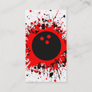 bowling splatz business card