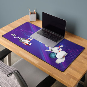 Bowling Sports Desk Mat