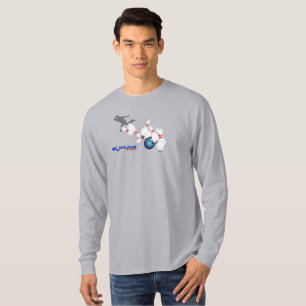 Bowling Sports   Men's Long Sleeve T-Shirt
