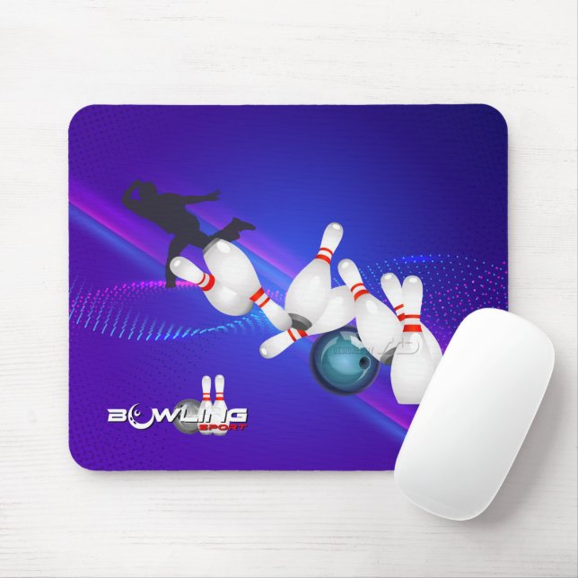 Bowling Sports | Mouse Pad (With Mouse)