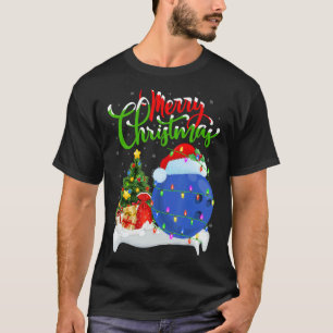 Bowling Sports   Xmas Decoration Santa Bowling Chr T-Shirt