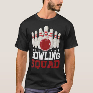 Bowling Squad Player Bowler Sports Graphic T-Shirt