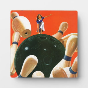 Bowling Strike Plaque