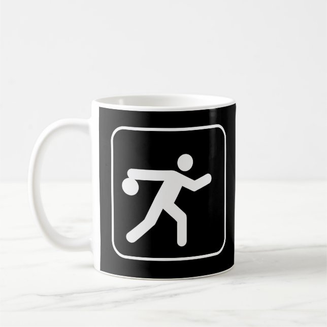 Bowling Symbol Mug (Left)