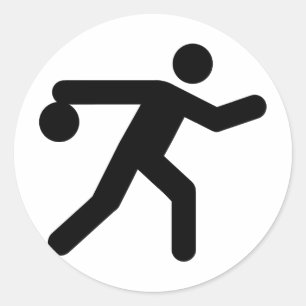 Bowling Symbol Sticker