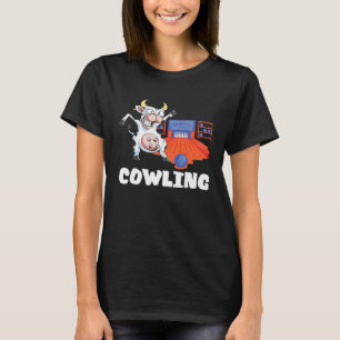 Bowling Team Bowling Cow Bowler Bowling Pin Strik T-Shirt