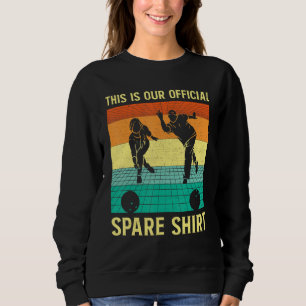 Bowling Team Bowling Group Ball Pin Spare Bowling Sweatshirt