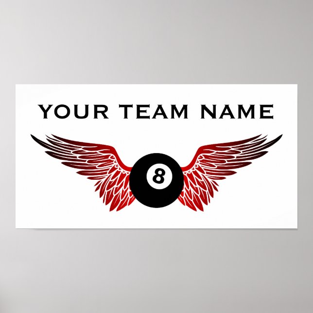 bowling team name poster (Front)